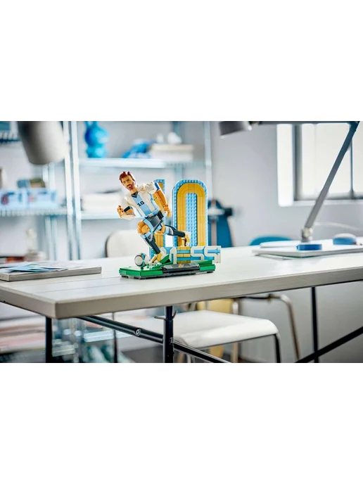 LEGO Editions Football Лионель Месси — легенда футбола 43015, белый, фото 4