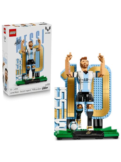 LEGO Editions Football Лионель Месси — легенда футбола 43015, белый, фото 8