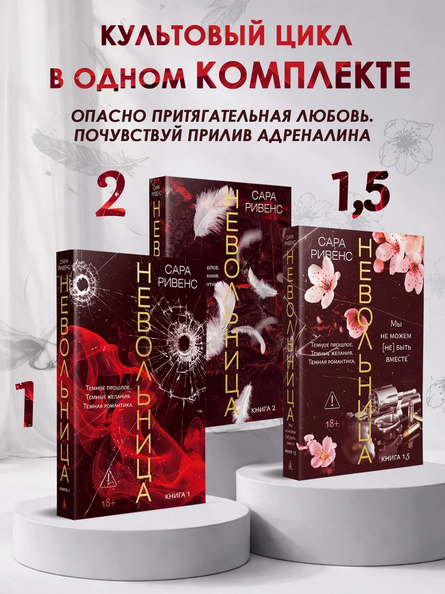 Невольница. Тёмная страсть. Комплект из 3-х книг