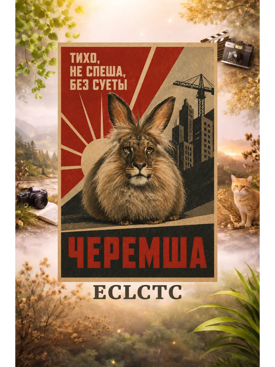 Постер "Черемша", формат А3, глянц 42х29.7см