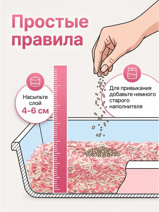 Natura'L Наполнитель ТОФУ комкующийся Маршмеллоу 2,5 кг, 2,5 кг, фото 4