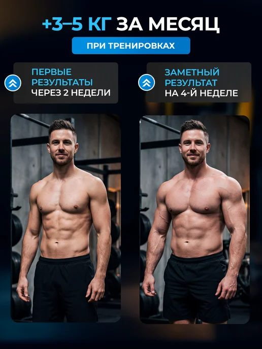 BIGSNT Гейнер для быстрого набора массы 1 кг, 1 кг, фото 2