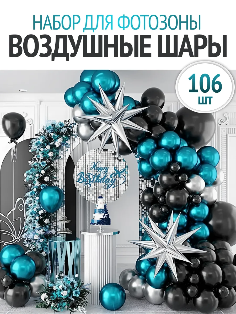 Арка из воздушных шаров , набор для фотозоны