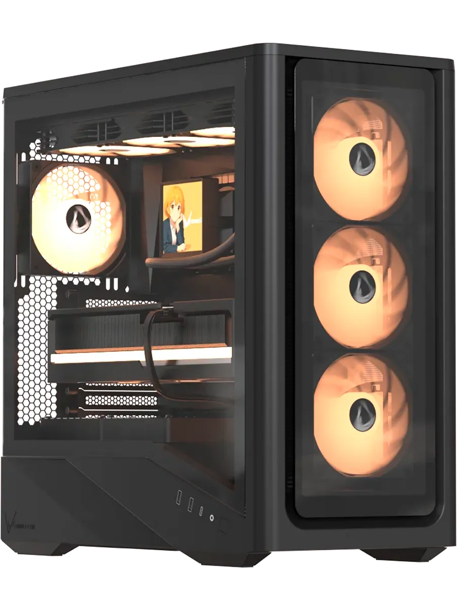Корпус для компьютера Air Power G9 DUO PA Black ATX без БП