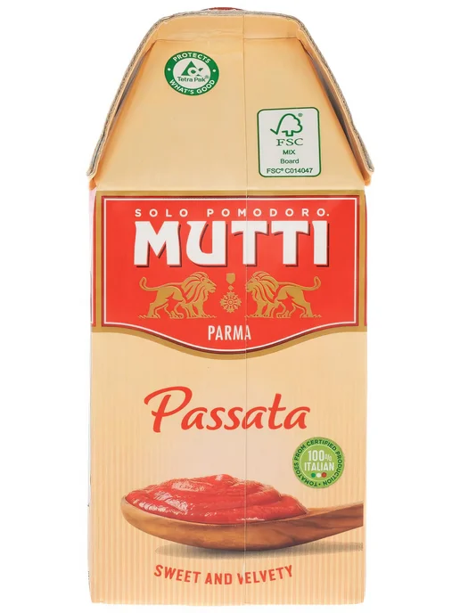 Томаты протертые Mutti, 500 г, 500 г