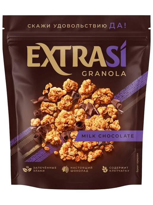 Гранола-мюсли Extrasi с молочным шоколадом, 300 г, 300 г