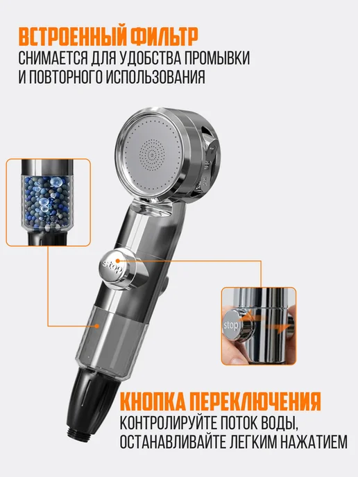 AEROGOGO Душ походный портативный для дачи TINY SHOWER RB-01, вариант, фото 4