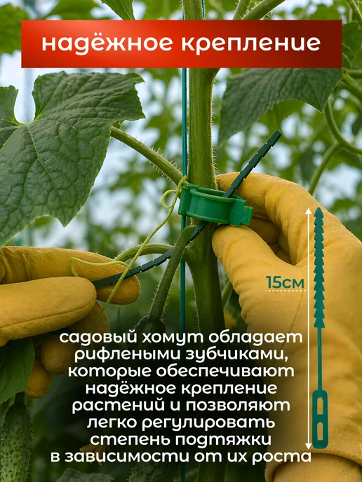 GARDENPLAST Садовый хомут в комплекте 50 шт, 50 шт, фото 2