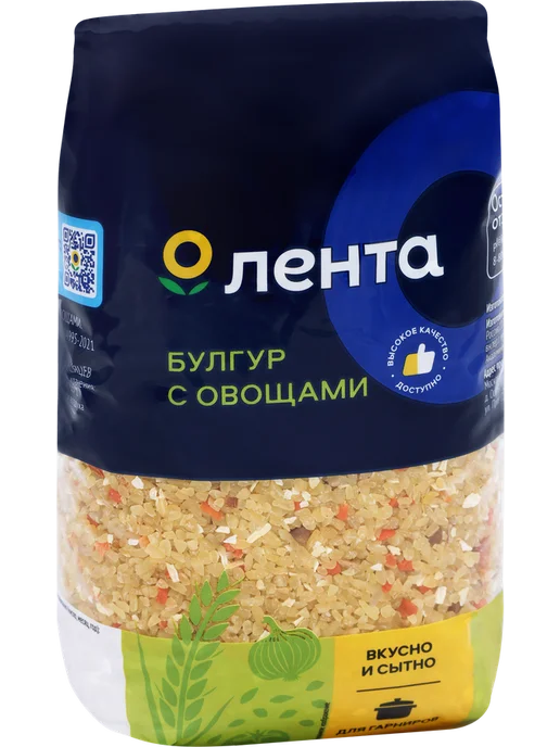 Булгур ЛЕНТАс овощами, 500г, 500 г, фото 2