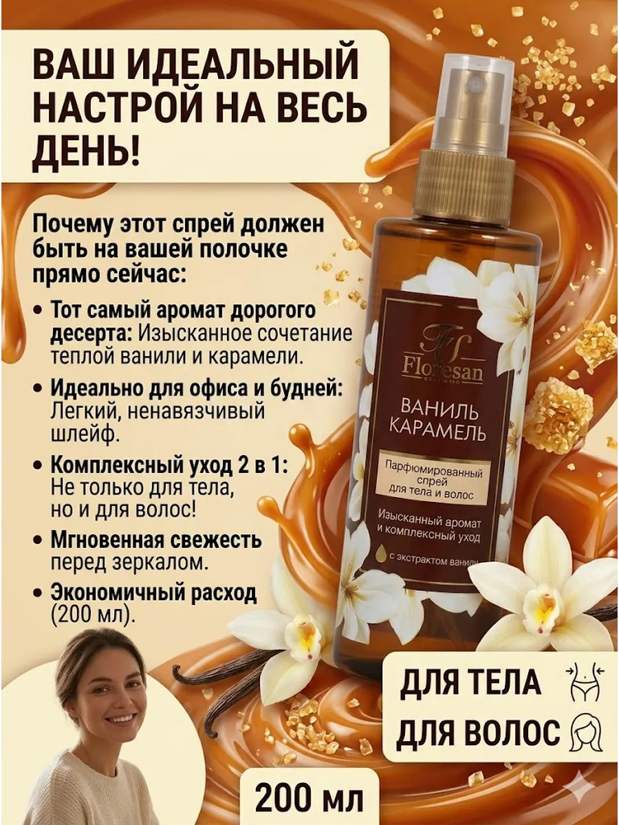 Парфюмированный спрей для тела