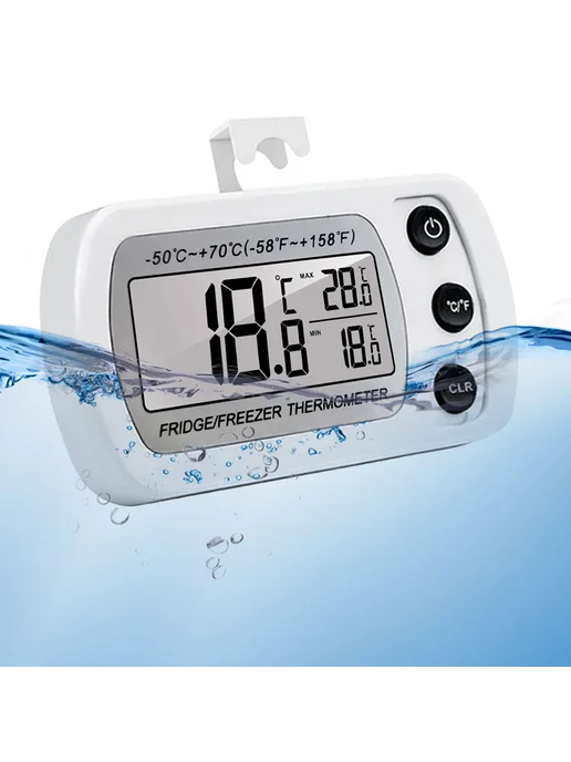 Цифровой термометр для холодильника и морозилки waterproof, и морозилки, фото 3