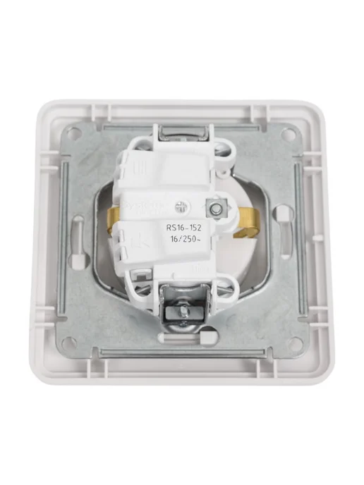 Systeme Electric 1-мест. розетка с заземлением RS16-152-18, белый, фото 3