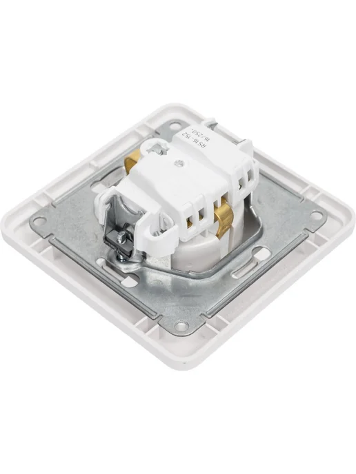 Systeme Electric 1-мест. розетка с заземлением RS16-152-18, белый, фото 4