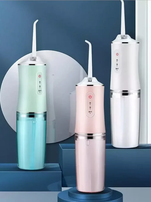 Portable oral irrigator Портативный ирригатор для полости рта, зеленый, фото 7