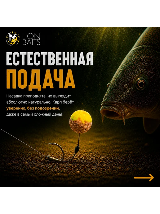 Lion Baits Бойлы насадочные Баланс 14 мм на карпа, 14, фото 7