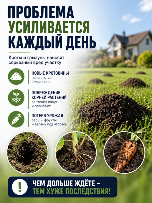 Алфос крот средство от грызунов 15 таблеток, вариант, фото 2