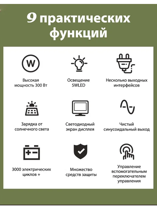 Зарядка для мелкой бытовой техники 220 В 300 Вт, 300 Вт, фото 4