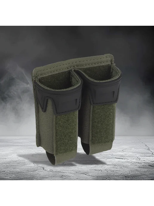 Тактический подсумок для магазинов 9мм, K type, MOLLE, зелён, зеленый, фото 3
