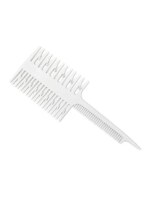 Расчёска для окрашивания Hair Dyeing, Fish Bone, светлая, светлый, фото 4