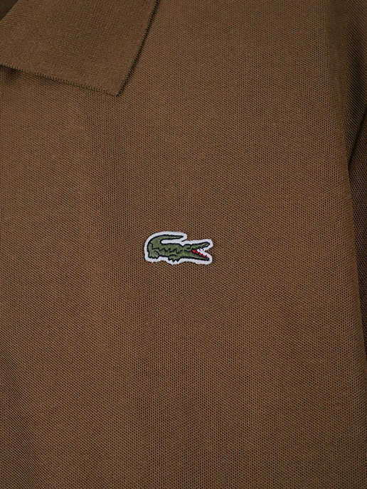 lacoste Поло Футболка классический товар с качеством, коричневый, фото 6