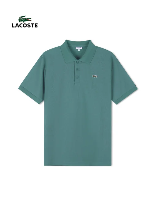 lacoste Поло Футболка классический товар с качеством, зеленый, фото 2