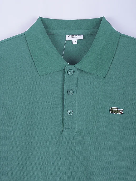 lacoste Поло Футболка классический товар с качеством, зеленый, фото 4