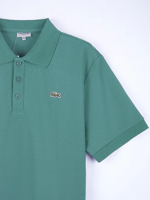 lacoste Поло Футболка классический товар с качеством, зеленый, фото 7