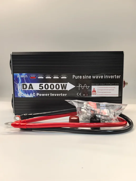 Автоинвертор 5000Вт 12V-220В с защитой аккумулятора, 5000 Вт, фото 4