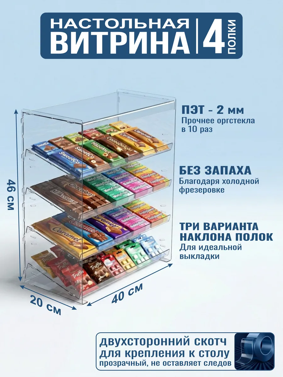 Витрина настольная