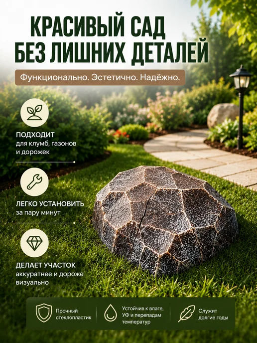 HITSAD Бордюрный камень люк U09480, бежевый, фото 2
