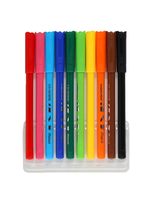 MAPED Фломастеры 10 цв. Color'Peps Ocean, смываемые, голубой, фото 2