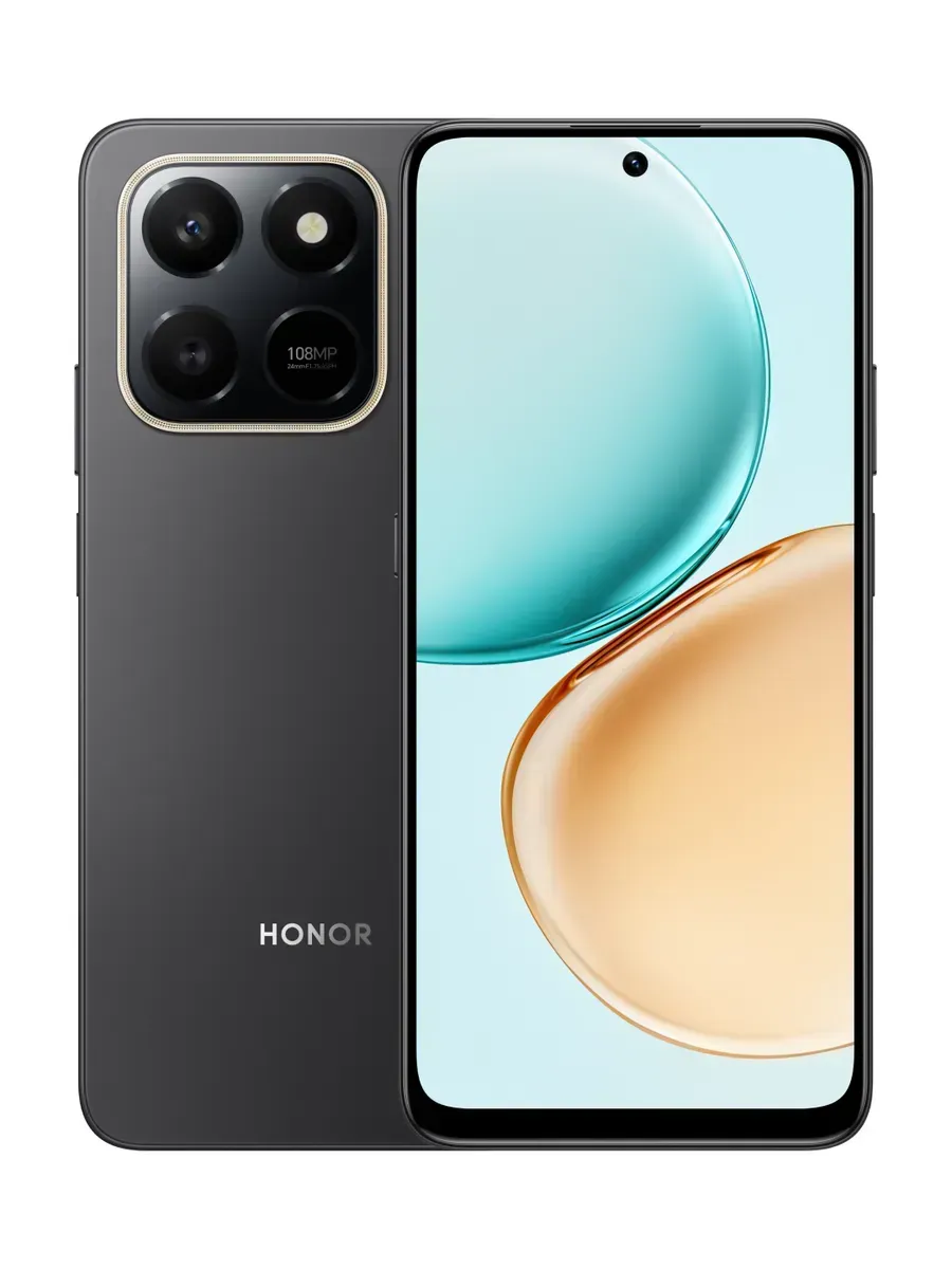 HONOR Смартфон X7d 5G (8 256) Black, Черный