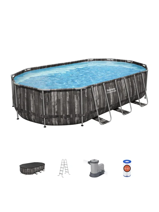 Bestway Каркасный бассейн Steel Pro MAX 610х366х122см 5611R, 610x366x122 см