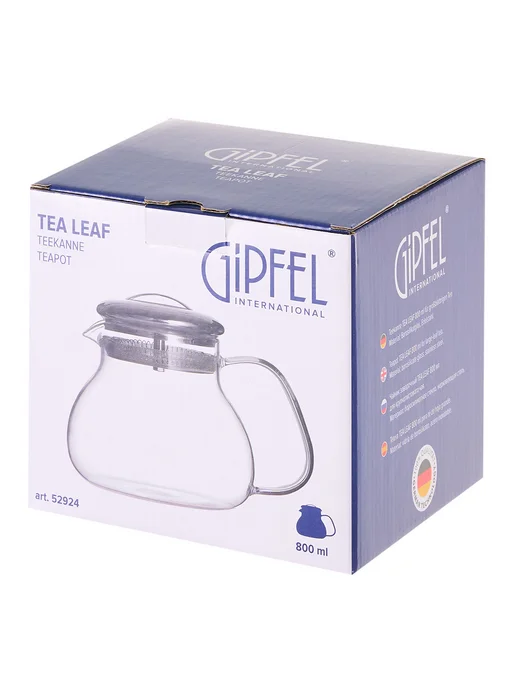 Gipfel Чайник заварочный Tea Leaf 800 мл, 800 мл, фото 3