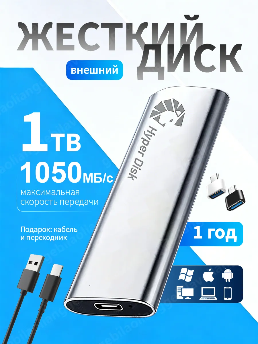 1 ТБ Внешний жесткий диск