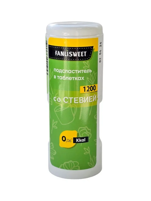 FANLISWEET Сахарозаменитель со Cтевией 1200 таблеток дозатор, вариант, фото 7