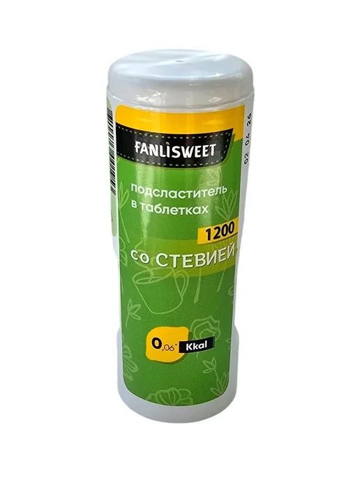 FANLISWEET Сахарозаменитель со Cтевией 1200 таблеток дозатор, вариант, фото 8