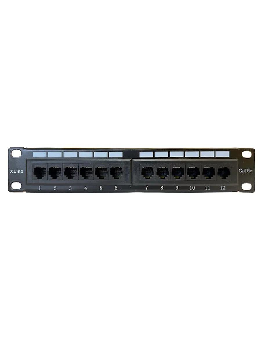 Патч-Панель 10" X-line, 12 гнезд RJ-45, CAT5e