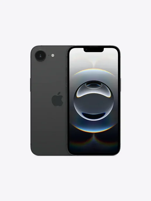 Смартфон Apple iPhone 16E 128 ГБ (восстановленный), черный