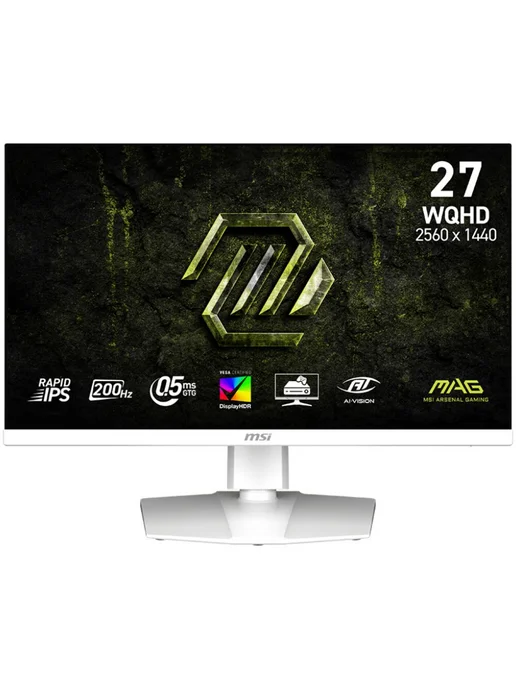 MSI 27" Монитор MAG 274QRFW X32 320Hz 2K подъем и вращение белый, игровой 27 E20 200, фото 8