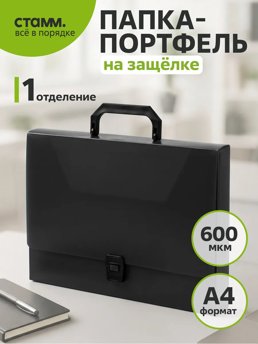 Папка-портфель для документов А4
