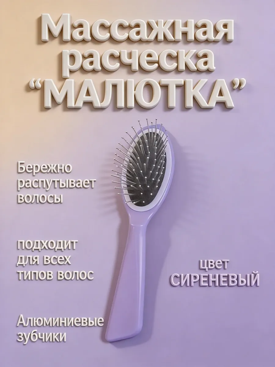 Расческа для волос массажная "Малютка"
