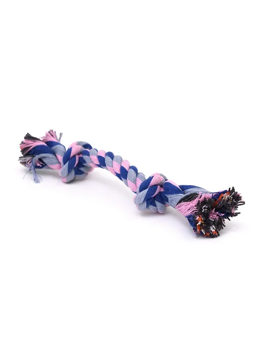 PetShop Игрушка для собак канат с узлами хлопковая "Тузик", 28 см, 25, фото 4