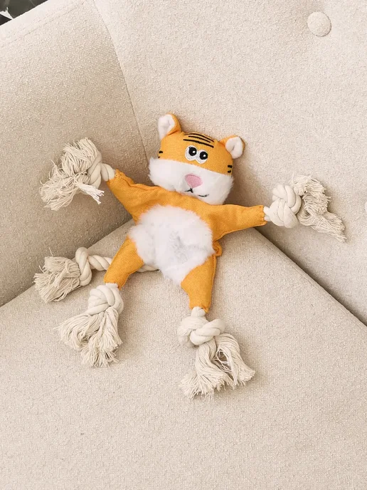 PetShop Игрушка для кошек и собак шуршащая с пищалкой канат, вариант, фото 2