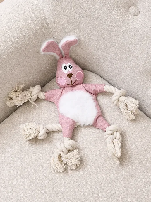 PetShop Игрушка для кошек и собак шуршащая с пищалкой канат, вариант, фото 3