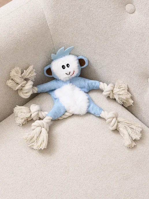 PetShop Игрушка для кошек и собак шуршащая с пищалкой канат, вариант, фото 5