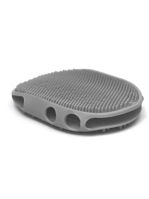 PetShop Щетка массажная силиконовая для мытья собак и кошек, 15*11см, 15x11 см, фото 3