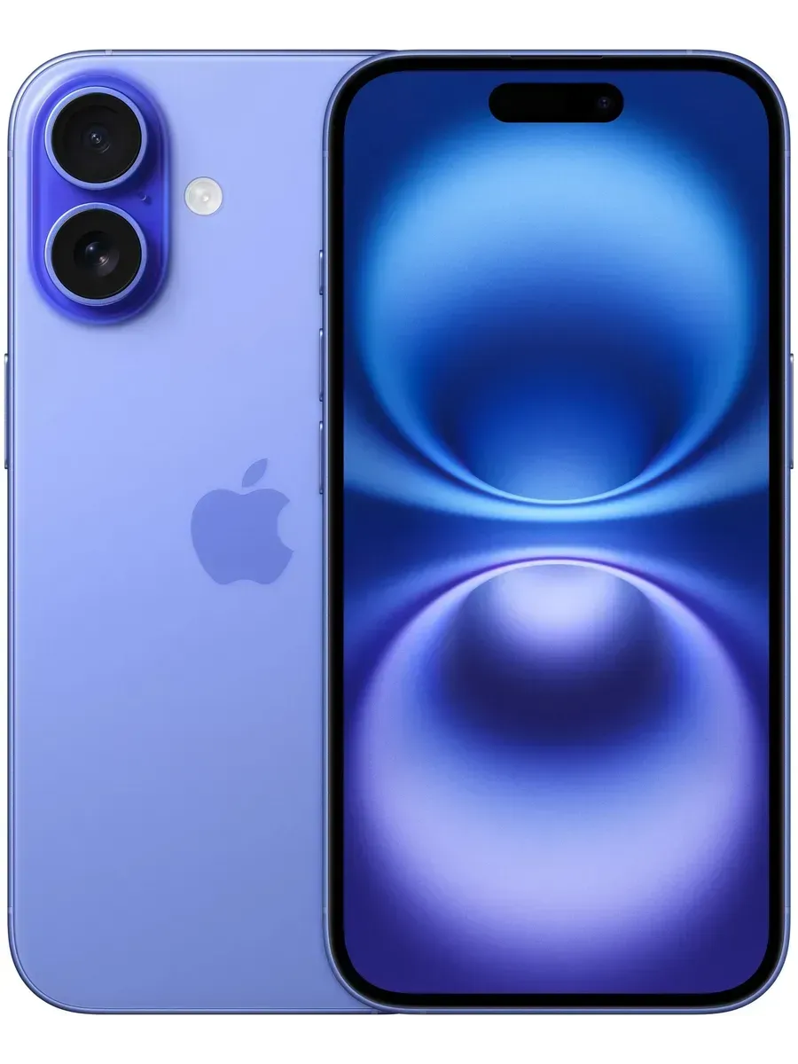 Смартфон iPhone 16 128 ГБ Ultramarine nanoSIM + eSIM