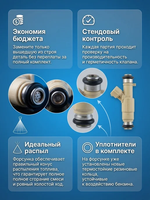 Красула Топливная форсунка (4 шт), 4 шт, фото 2