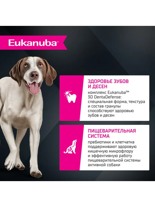 Сухой корм Eukanuba для собак, крупные, ягненок, 3 кг, фото 6